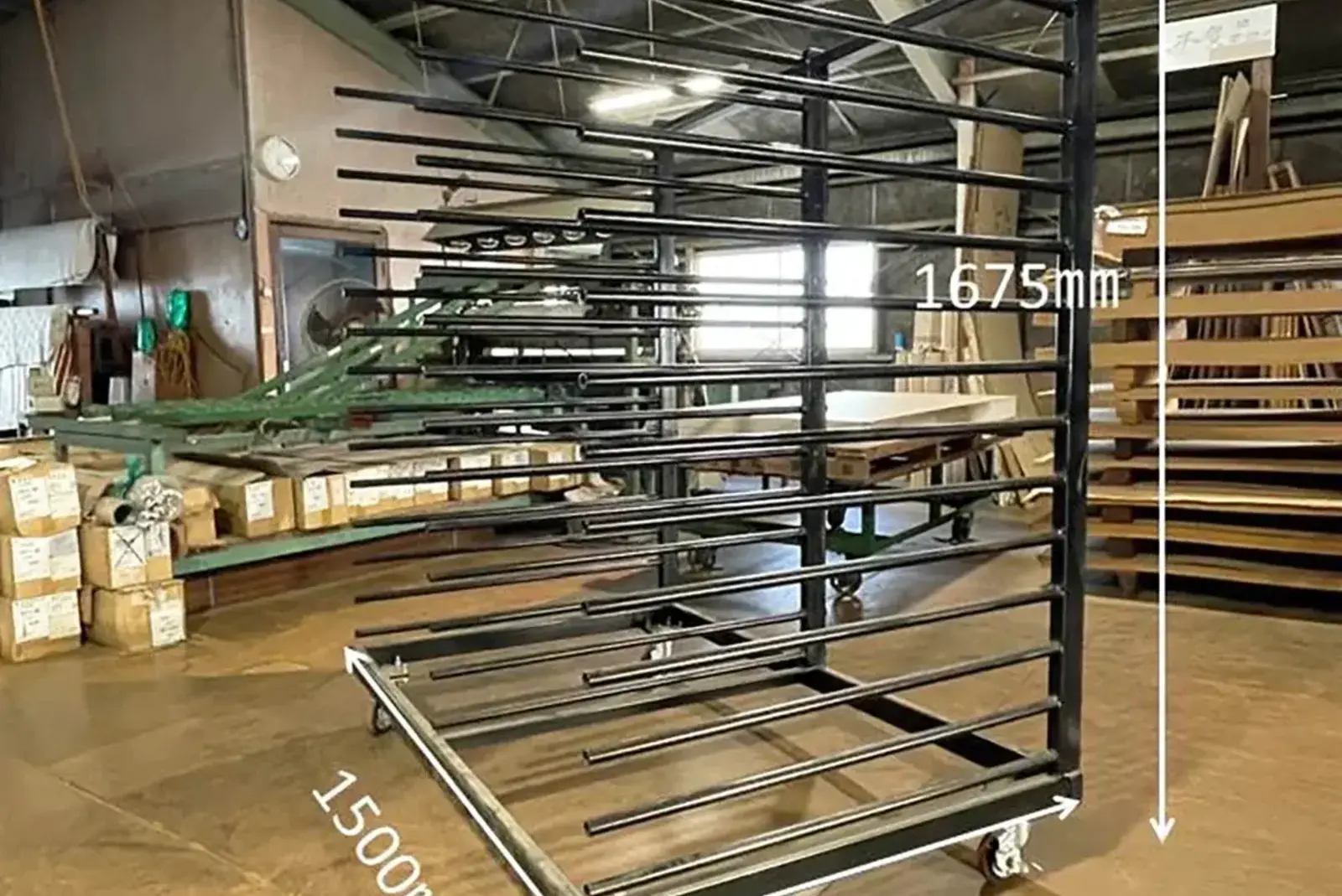 業務用　15品棚･設置乾燥用台車を製作しました。
